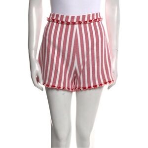 Alexis Ref  and White Striped High Waist Shorts